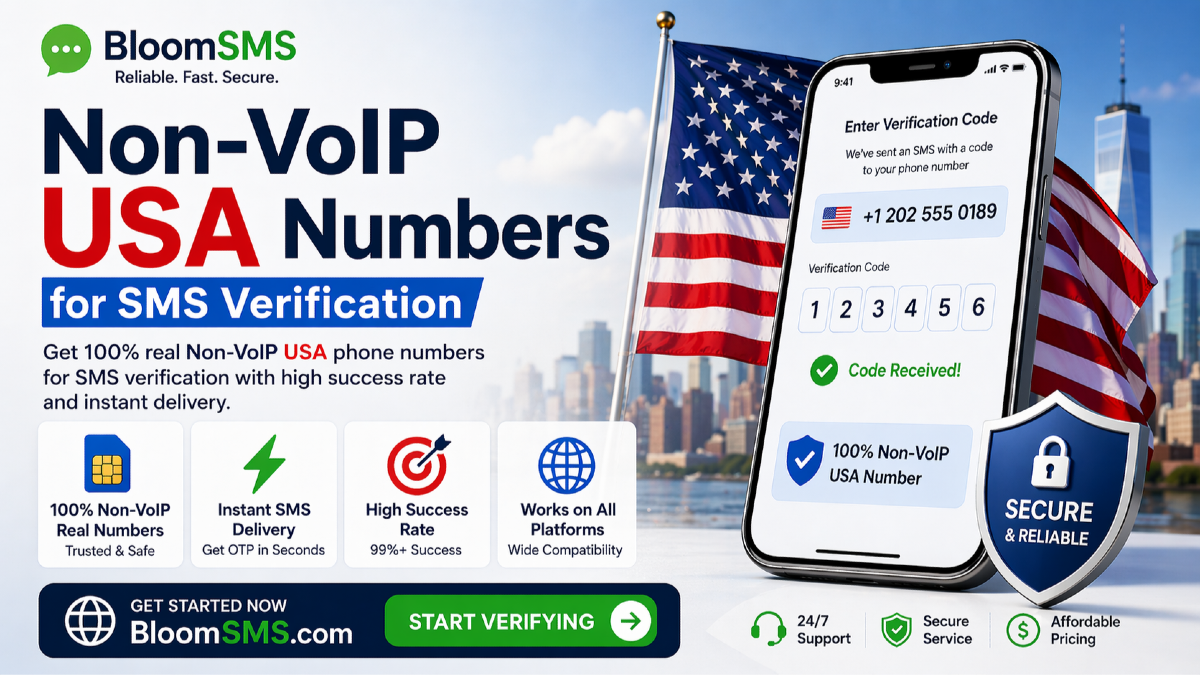 Non-VoIP USA Numbers for SMS Verification