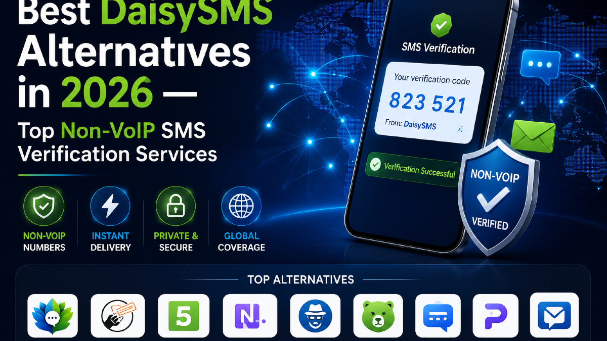Best DaisySMS Alternatives in 2026 — Top Non-VoIP SMS Verification Services